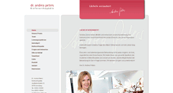 Desktop Screenshot of andrea-peters.de